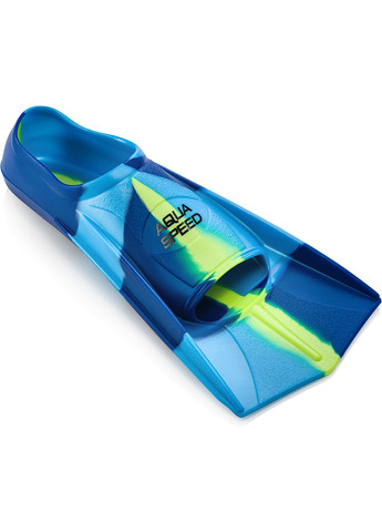 Ласти Aquaspeed Training Fins 7939 (137-82) 31/32 (21-21.5 см) Синьо-блакитно-жовті (5908217679390) Aqua Speed (260794937)