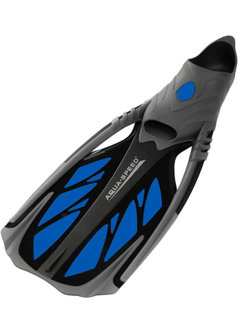 Ласты Aquaspeed Inox 5112 (553-11) 36/37 (22.5-24 см) Сине-черно-серые (5908217651129) Aqua Speed (260793501)