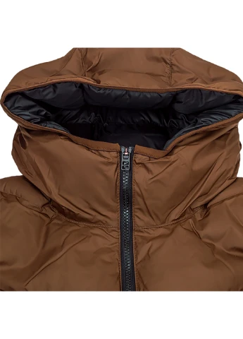 Коричнева демісезонна чоловіча куртка m nk sf wr pl-fld hd parka коричневий m (dr9609-259 m) Nike