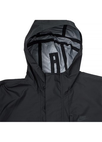 Чорна демісезонна чоловіча куртка m nsw sfadv shell hd parka чорний l (dm5497-010 l) Nike