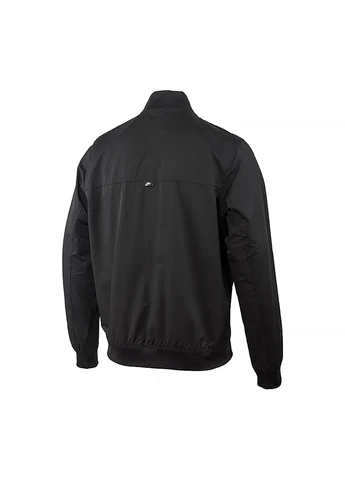 Черная демисезонная мужская куртка m nk club wvn ul bombr jkt черный s (dm6821-010 s) Nike