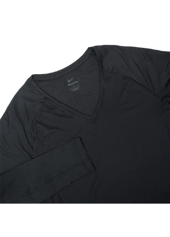 Чоловіча Кофта GFA M NP HPRCL TOP LS COMP PR Чорний Nike (260792744)