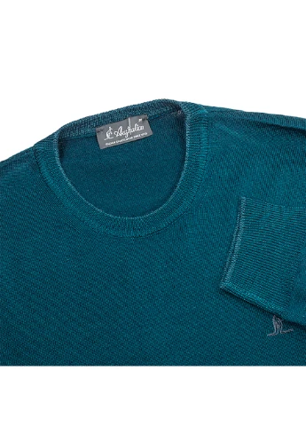 Мужская Кофта Sweater erinos Crewneck Бирюзовый Australian (260796270)