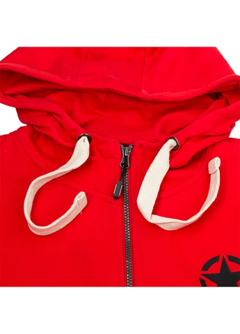 Мужская Толстовка HOODED SWEATSHIRT FULL ZIP STAR& Красный Jeep (260795329)