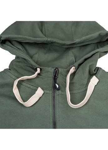 Чоловіча Толстовка HOODED SWEATSHIRT FULL ZIP Sleeve Embroidery Хакі Jeep (260795714)