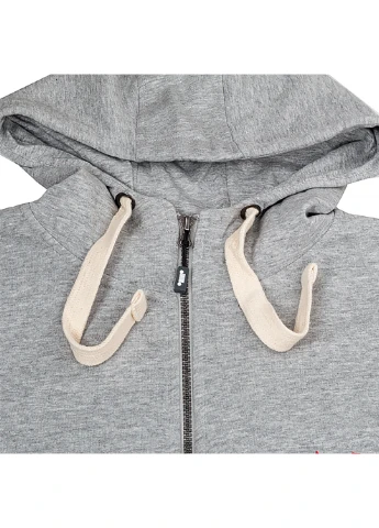 Мужская Толстовка HOODED SWEATSHIRT FULL ZIP The spirit of Adventure Серый Jeep (260796217)