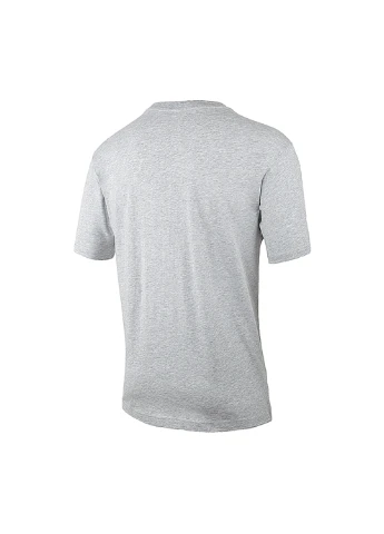 Серая мужская футболка athletics pocket l (mt01567ag l) New Balance