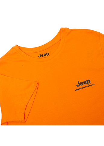 Оранжевая мужская футболка t-shirt seek&discovery back vertical print jx22a оранжевый s (o102628-o288 s) Jeep