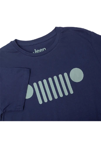 Синя чоловіча футболка t-shirt grille j22w синій xl (o102583-k878 xl) Jeep