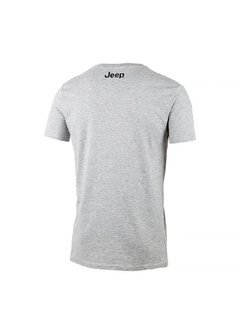 Сіра чоловіча футболка t-shirt star j22w сірий 2xl (o102582-g347 2xl) Jeep