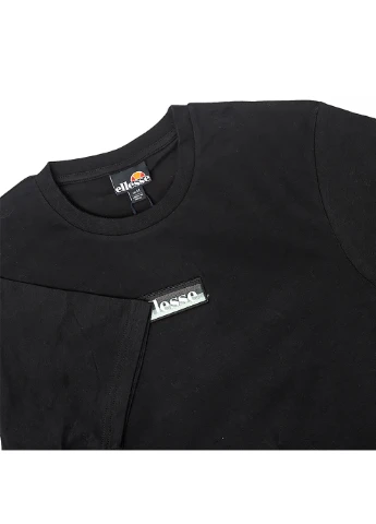 Чорна чоловіча футболка valliteri tee чорний l (shl13325-black l) Ellesse