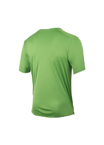 Зелена чоловіча футболка m nk df uv run dvn miler gx ss зелений xl (dm4811-377 xl) Nike