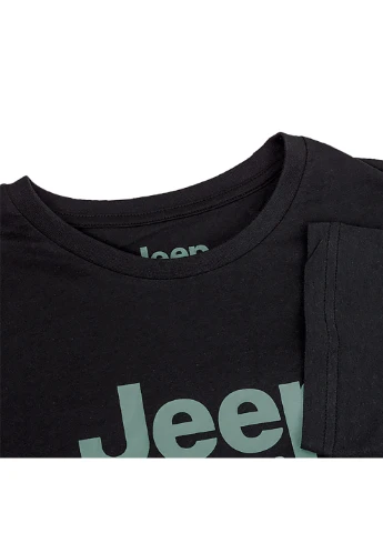 Черная мужская футболка t-shirt &grille черный m (o102584-b964 m) Jeep
