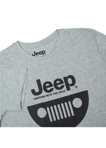 Сіра чоловіча футболка t-shirt &grille сірий l (o102584-g433 l) Jeep