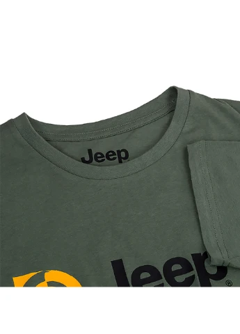 Хакі (оливкова) чоловіча футболка t-shirt paintbrush j22w хакі 2xl (o102590-e845 2xl) Jeep