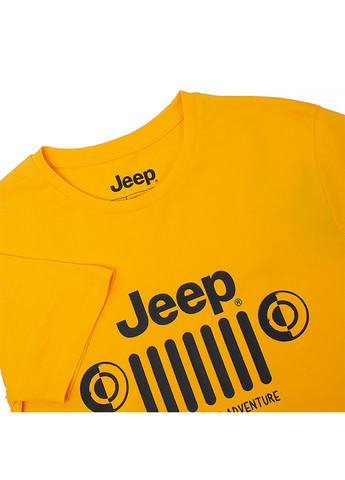 Желтая мужская футболка t-shirt &grille желтый l (o102589-y250 l) Jeep
