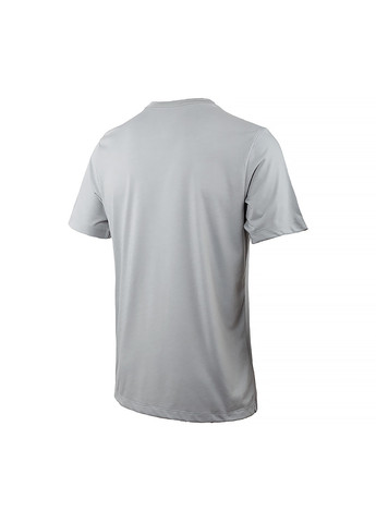 Серая мужская футболка m nk df tee db nk pro 2 серый s (dm5677-077 s) Nike