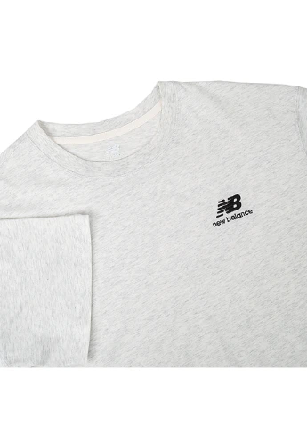Біла чоловіча футболка essentials uni білий l (ut21503sah l) New Balance