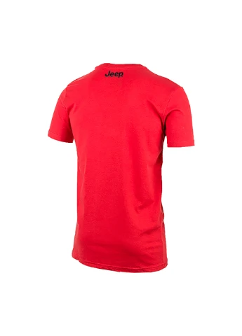 Красная мужская футболка t-shirt star j22w красный s (o102582-r700 s) Jeep