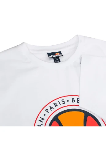 Белая мужская футболка campa белый s (shi11152-white s) Ellesse