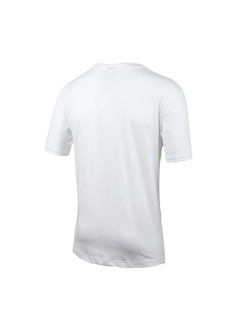Біла чоловіча футболка essentials celebrate білий m (mt21515wt m) New Balance