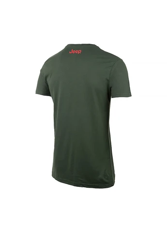 Хаки (оливковая) мужская футболка t-shirt venture into the wild хаки l (o102592-e848 l) Jeep