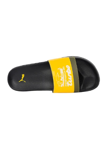 Желтые кэжуал мужские шлепанцы pl leadcat 2.0 жёлтый Puma