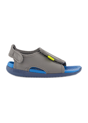 Серые кэжуал детские сандали (босоножки) sunray adjust 5 v2 (td) серый Nike