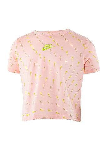 Розовая демисезонная детская футболка sportswear older kids' розовый Nike