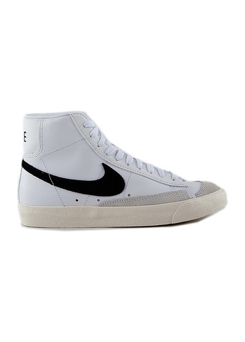 Белые демисезонные женские кроссовки blazer mid '77 белый Nike