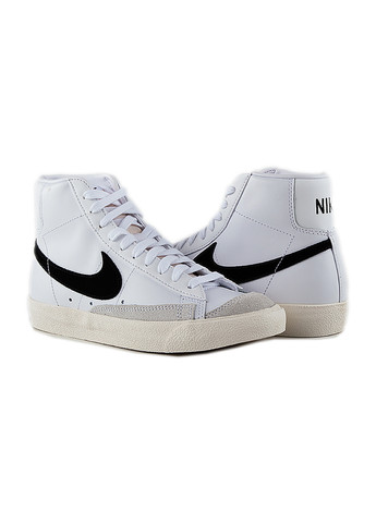 Белые демисезонные женские кроссовки blazer mid '77 белый Nike