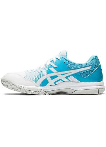 Женские кроссовки для сквоша Gel-Rocket 9 ocean-blue/white Asics синие демисезоны (260795254)