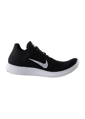 Женские Кроссовки WMNS FREE RN FLYKNIT Черный Nike чёрные демисезоны (260794022)