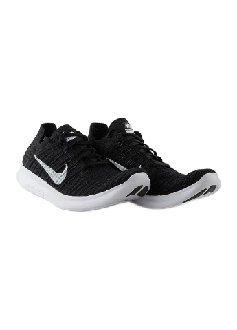 Женские Кроссовки WMNS FREE RN FLYKNIT Черный Nike чёрные демисезоны (260794022)