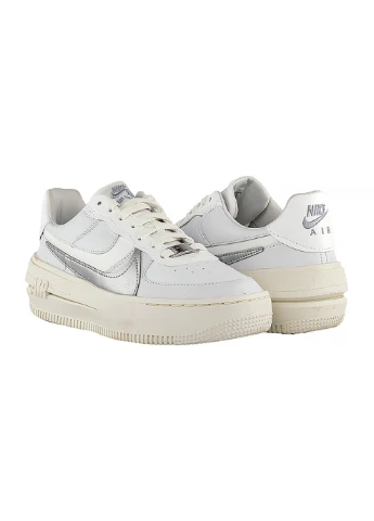 Женские Кроссовки W AF1 PLT.AF.ORM Белый Nike белые демисезоны (260795009)