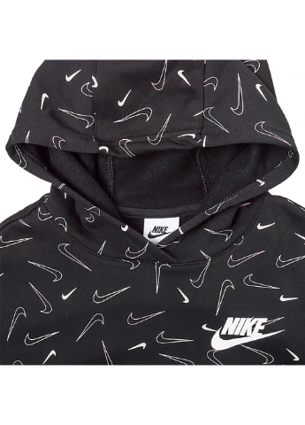 Дитяча Кофта G NSW FLC AOP HOODIE Комбінований Nike (260795033)