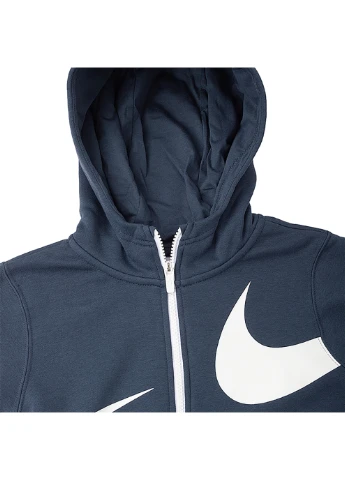 Дитяча Кофта B NW SWOOSH FLC FZ Синій Nike (260795932)