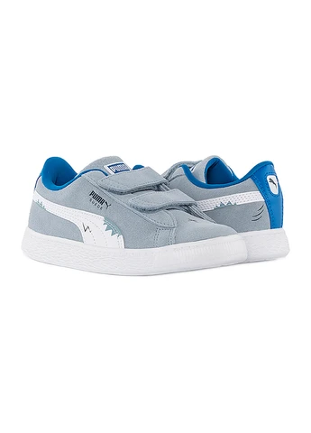 Детские Кроссовки Suede Lil LF V PS Голубой Puma (260793789)