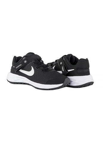 Чорні Осінні дитячі кросівки revolution 6 flyease nn (ps) чорний Nike