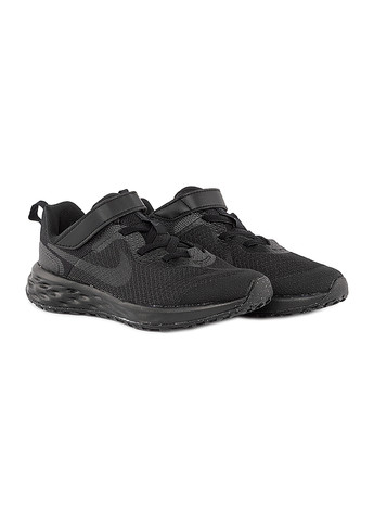 Чорні Осінні дитячі кросівки revolution 6 psv чорний Nike