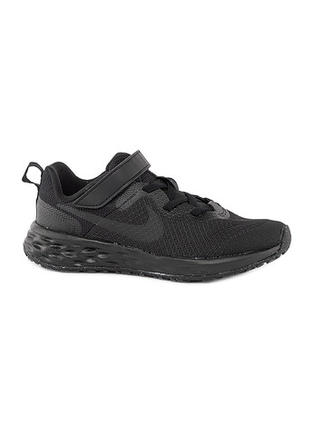 Черные демисезонные детские кроссовки revolution 6 psv черный Nike