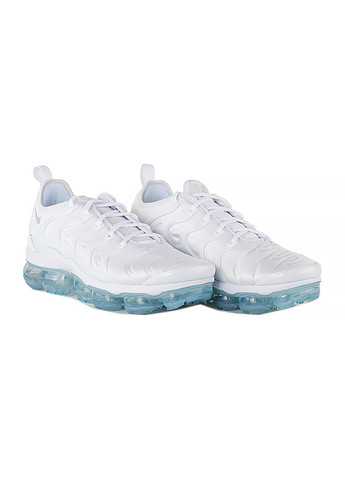 Белые демисезонные мужские кроссовки air vapormax plus белый Nike