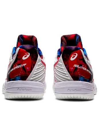 Белые демисезонные кроссовки мужские solution speed ff 2 le white Asics