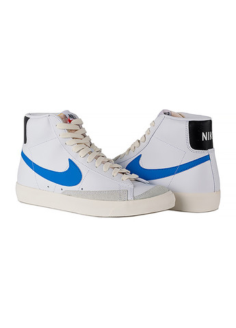 Белые демисезонные мужские кроссовки blazer mid 77 vntg белый Nike