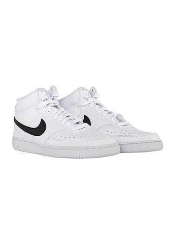 Белые демисезонные кроссовки court vision mid nn белый Nike
