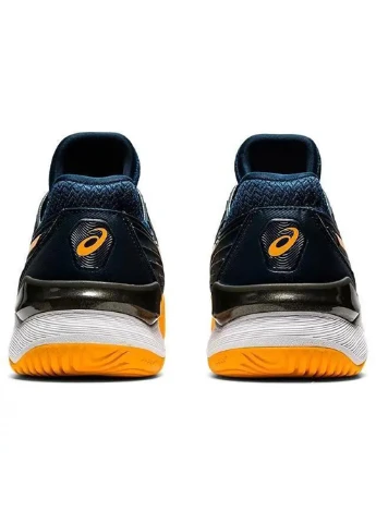 Синие демисезонные кроссовки муж. asics court ff french blue/amber Victor