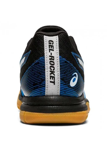 Синій кросівки сквош чол. gel-rocket 9 black/blue демісезон Asics