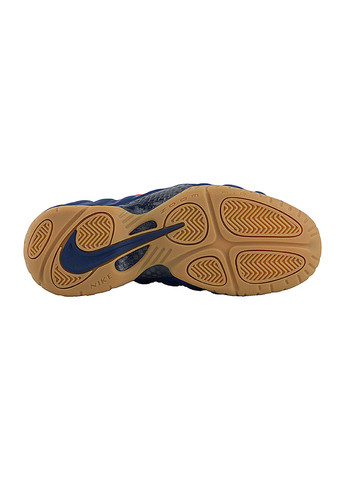 Синие демисезонные мужские кроссовки air foamposite pro синий Nike