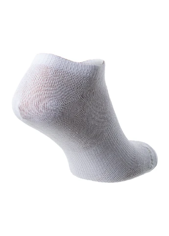 Білі чоловічі шкарпетки prf cotton flat knit no show 3 pair білий New Balance логотипи (260794156)