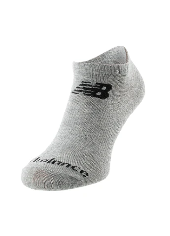 Білі чоловічі шкарпетки prf cotton flat knit no show 3 pair білий New Balance логотипи (260794156)